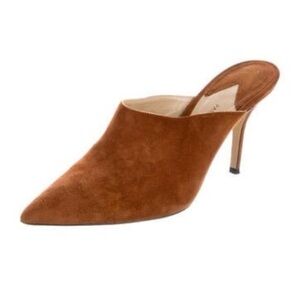 Paul Andrew Tan Suede Mules